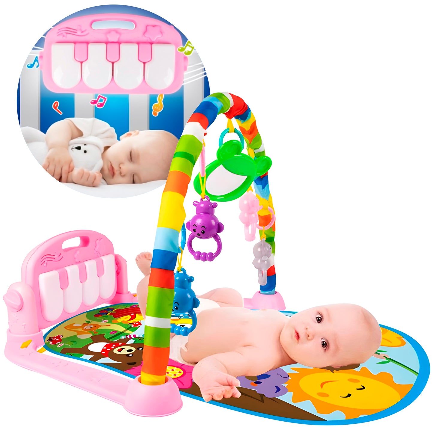 Gimnasio Piano Musical Para Bebés Tapete