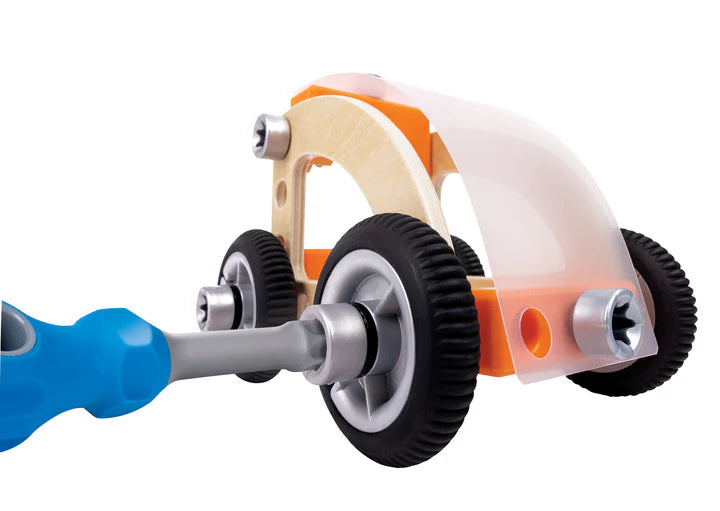 Set para construcción de autos Hape
