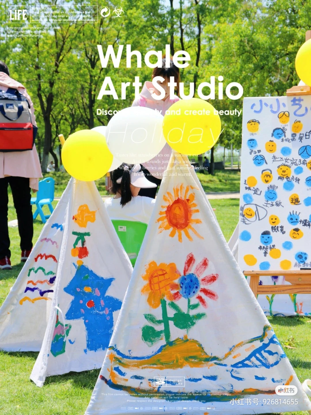 Carpa Tipi infantil para pintar