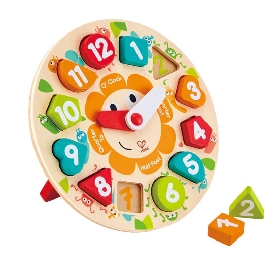 Puzzle aprender la hora Hape