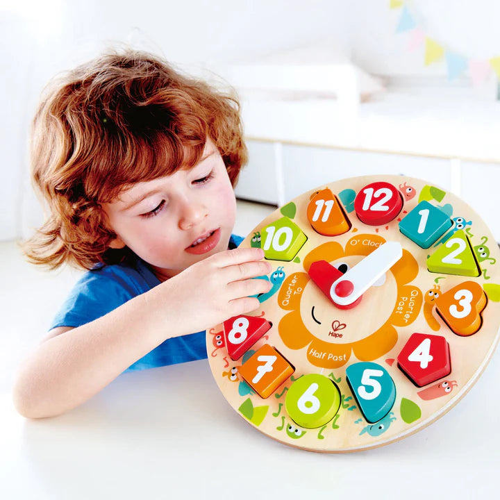 Puzzle aprender la hora Hape