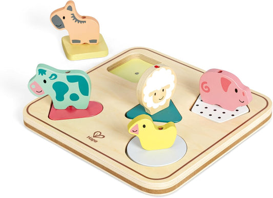 Puzzle con sonidos Animales Hape