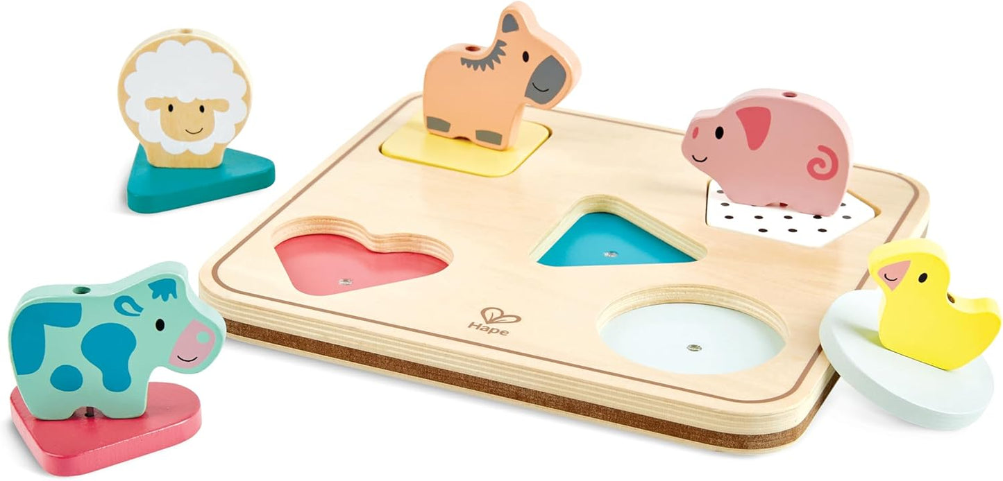 Puzzle con sonidos Animales Hape