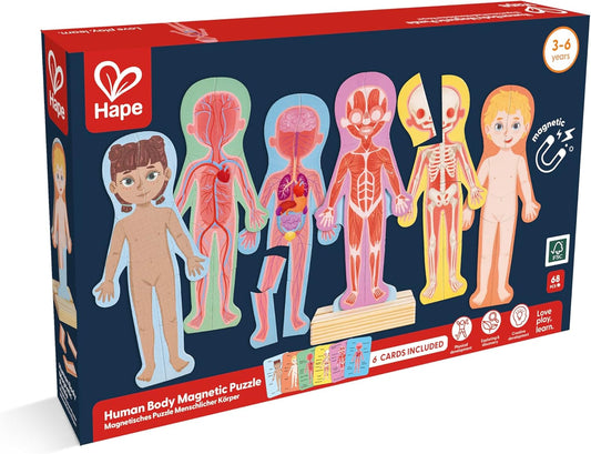 Puzzle magnético de madera Cuerpo Humano  Hape