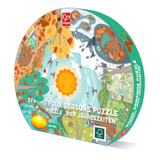 Puzzle de las 4 estaciones 16 Piezas Hape
