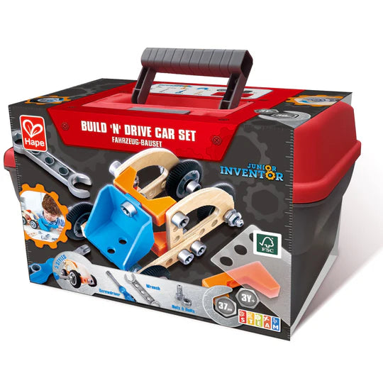 Set para construcción de autos Hape