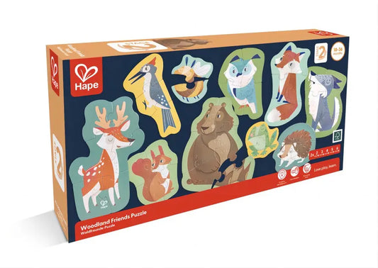 Puzzle Amigos del bosque Hape 40 piezas