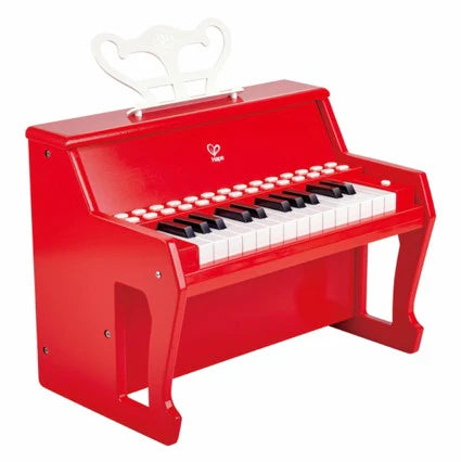 Piano Rojo con Luces Hape