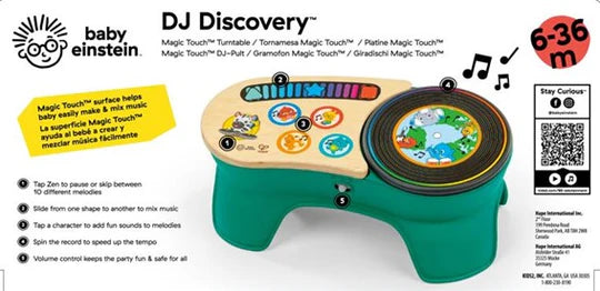 Mi primer mesa tocadiscos DJ Baby Einstein Hape