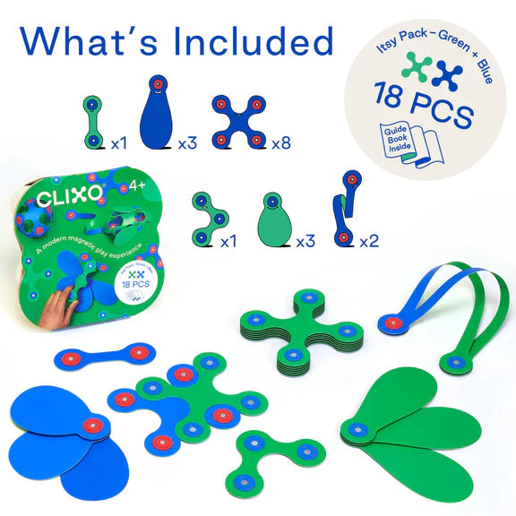 Itsy Pack - Green n Blue