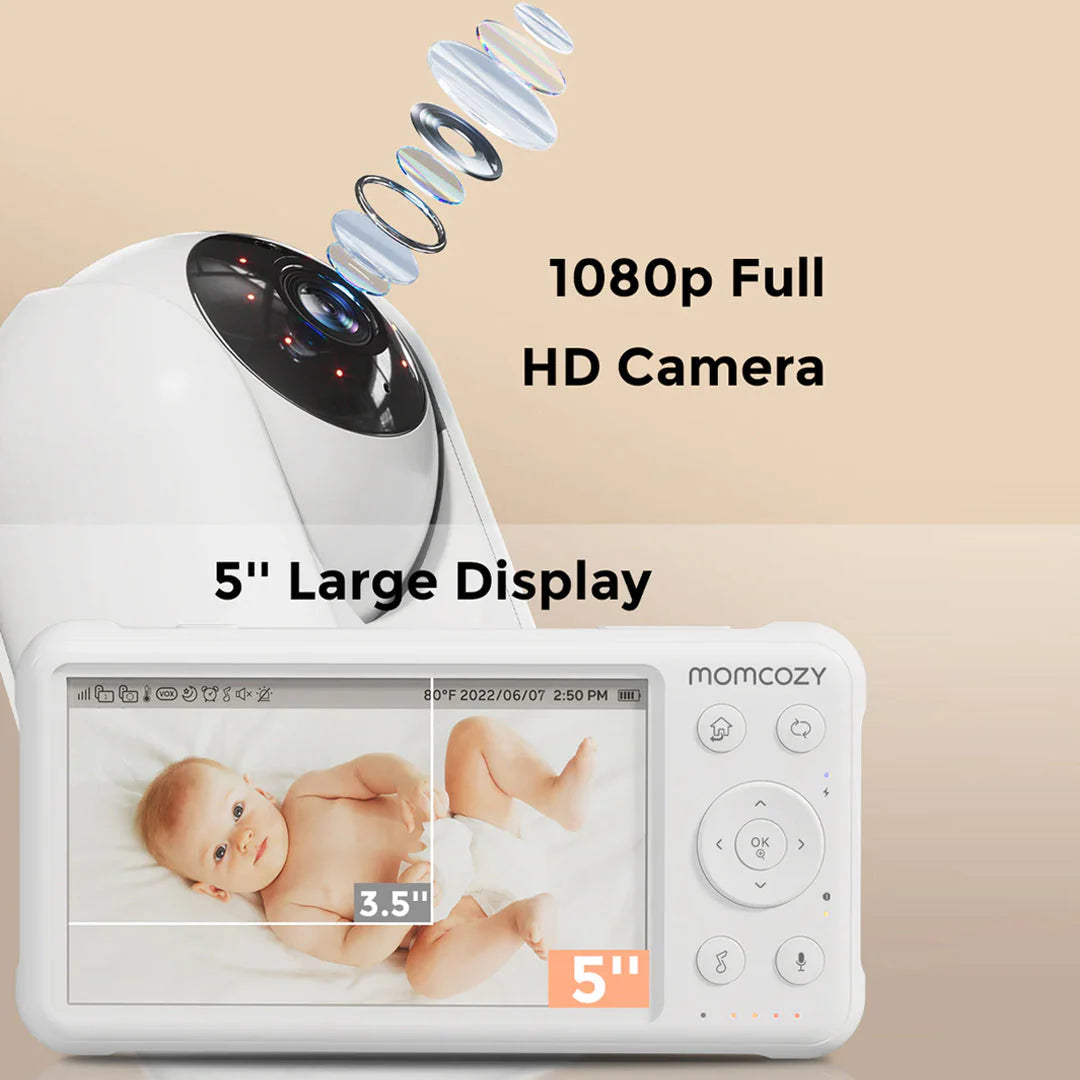 Monitor de bebé 1080p Full HD